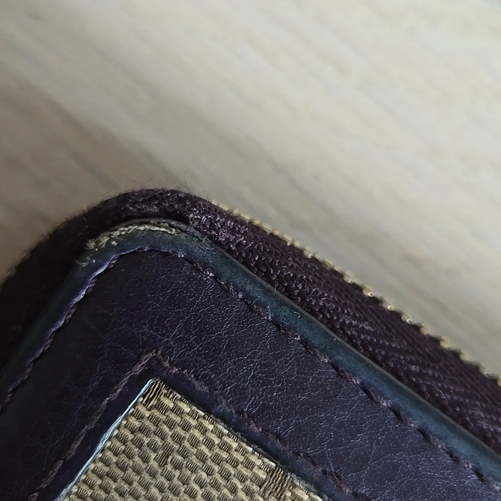 Gucci GG Canvas Continental Zip Around Wallet